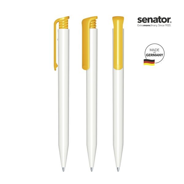 SENATOR Kugelschreiber SUPER HIT Polished Basic 2955 Pantone 7408 Gelb