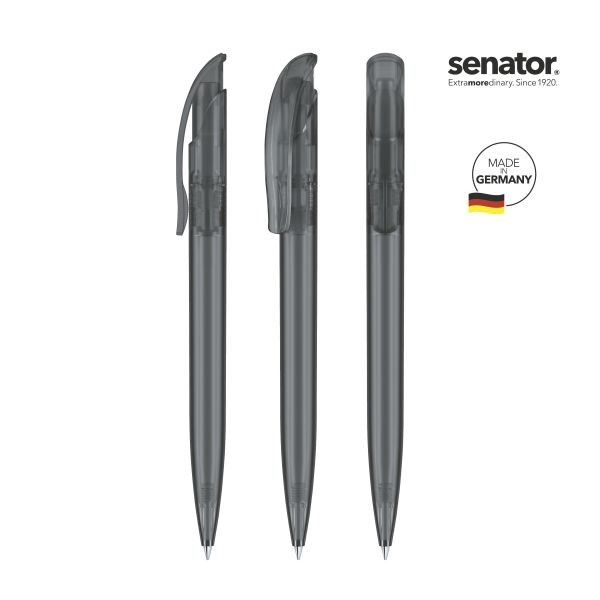 SENATOR Kugelschreiber CHALLENGER Frosted 2418 Pantone 445 Grau