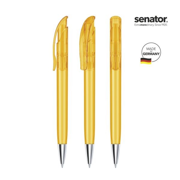 SENATOR Kugelschreiber CHALLENGER Clear MT 2925 Pantone 7408 Gelb