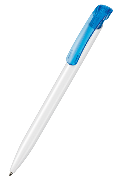 Ritter Pen Kugelschreiber Clear ST 42023 weiss + caribic-blau 4110