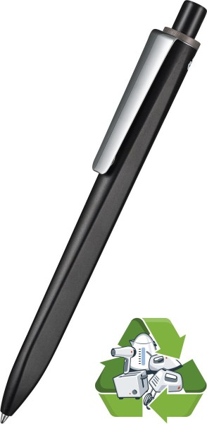 Ritter-Pen Kugelschreiber RIDGE RECYCLED M 99801 schwarz-sienna recycled