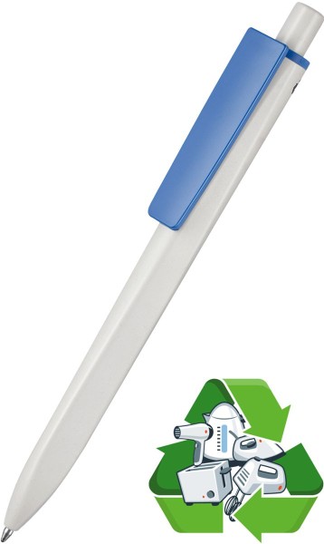 Ritter Pen Kugelschreiber Ridge Recycled Soft 99802 grau + blau 4146