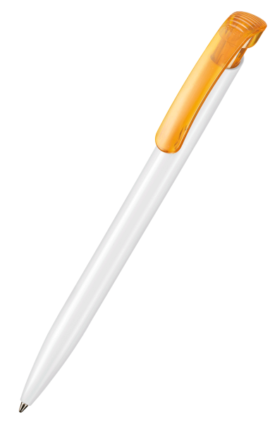 Ritter Pen Kugelschreiber Clear ST 42023 weiss + mango-gelb 3505