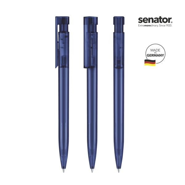 SENATOR Kugelschreiber LIBERTY Clear 2983 Pantone 2757 Blau