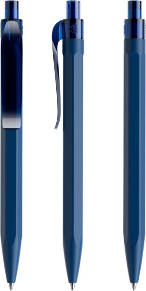 QS50 prodir Kugelschreiber PMT Curved-Clip solidate-blue