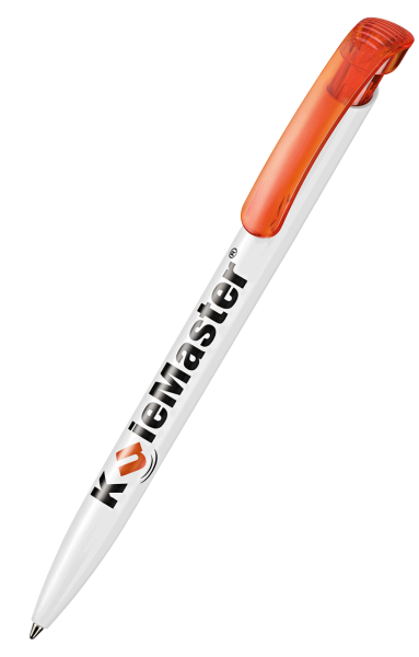 Ritter Pen Kugelschreiber Clear ST 42023 weiss + flamingo 3521