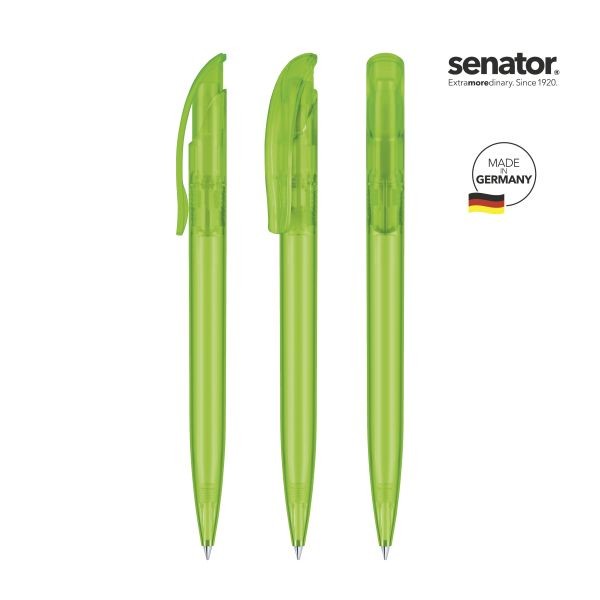 SENATOR Kugelschreiber CHALLENGER Frosted 2418 Pantone 376 Grün