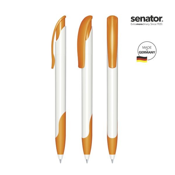 SENATOR Kugelschreiber CHALLENGER Polished Polished Basic SG 2958 Pantone 151 Orange